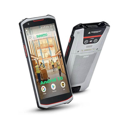 Handheld POS Android Barcode Scanner, Android 10 Mobile Computer with 5.5” Full-Screen, N6602 Scanner Engine, 1D/2D/QR, 2/3/4G WiFi BT, Handheld Scanner for Warehouse, Retail